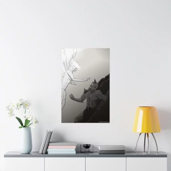 Angel and Demon Premium Matte Art Print - Image 3