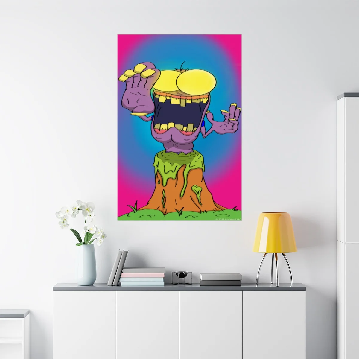 Stump Zombie Premium Matte Art Print - Image 3